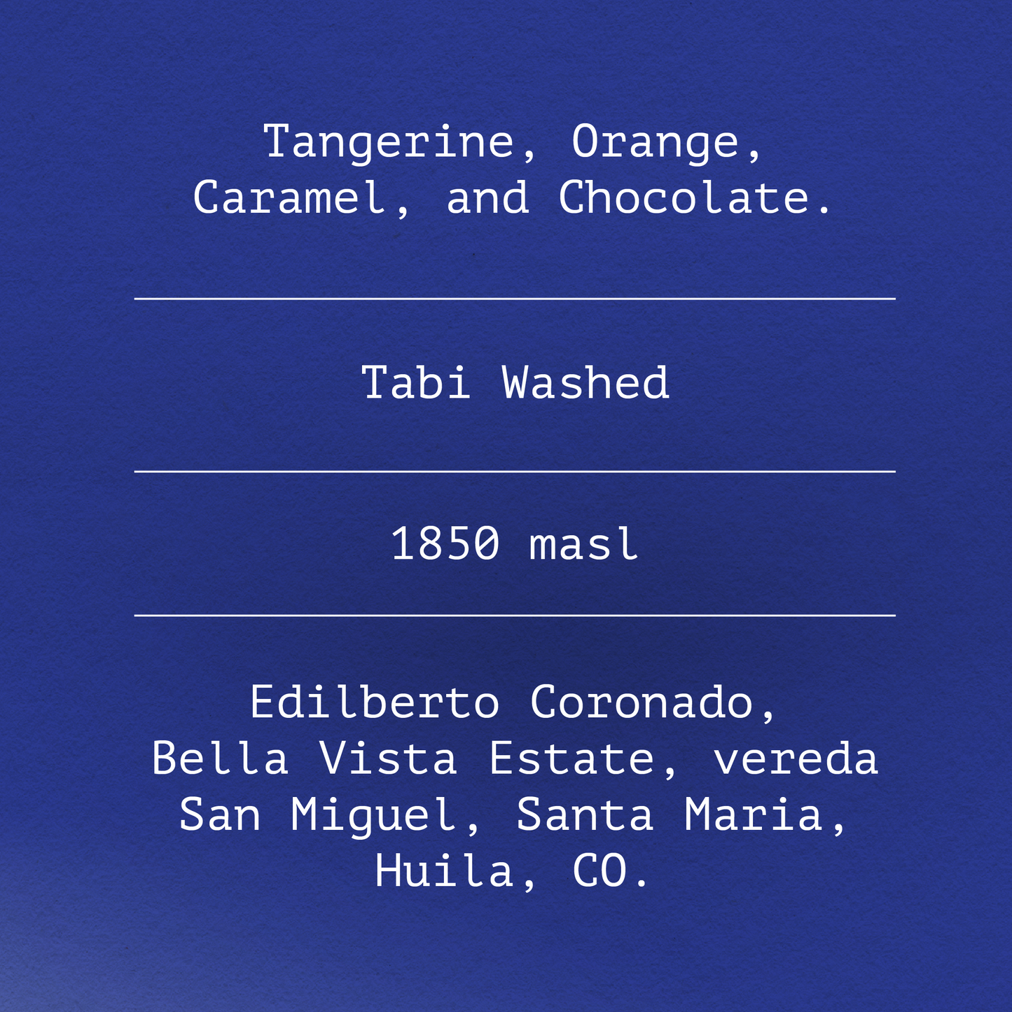 Tabi Washed By Edilberto Coronado