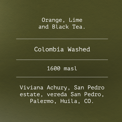 Colombia Washed By Viviana Achury