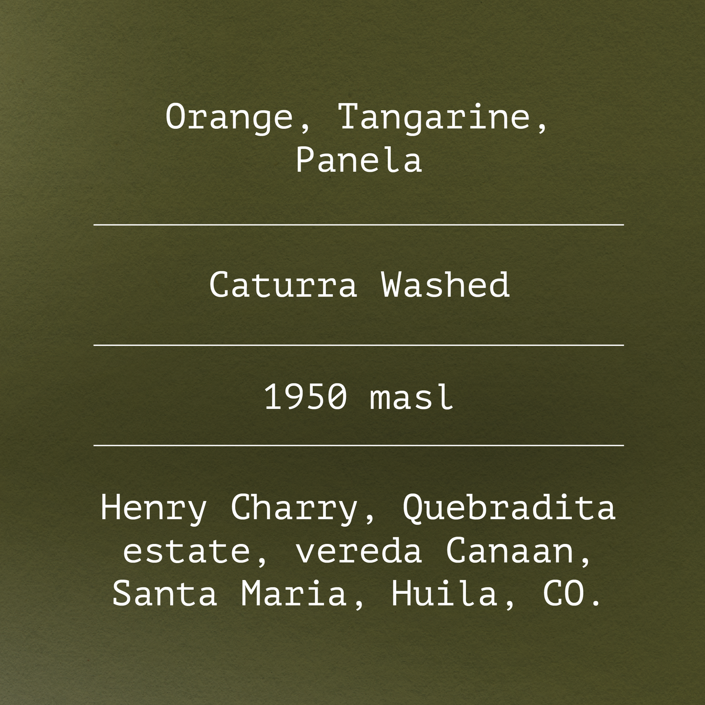 Caturra by Henry Charry